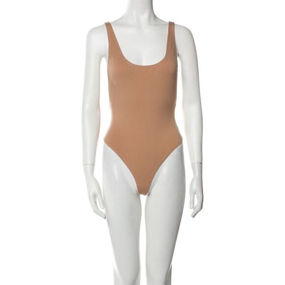 LPA Bodysuit Scoop neck Sleeveless Tan Size Small REVOLVE - Picture 1 of 9
